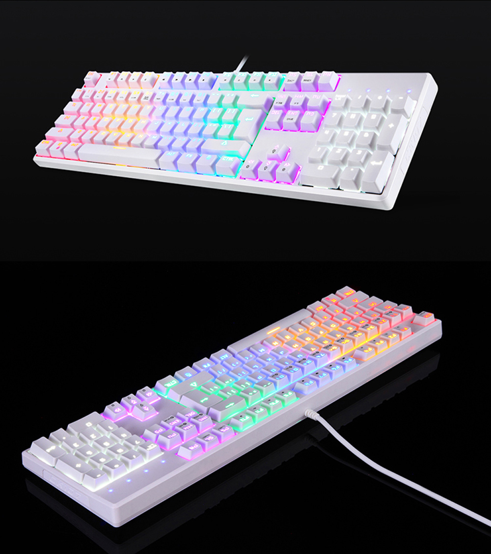 Motospeed CK107 Mechanical Keyboard with LED Backlit Motospeed CK107 Mechanical Keyboard with LED Backlit