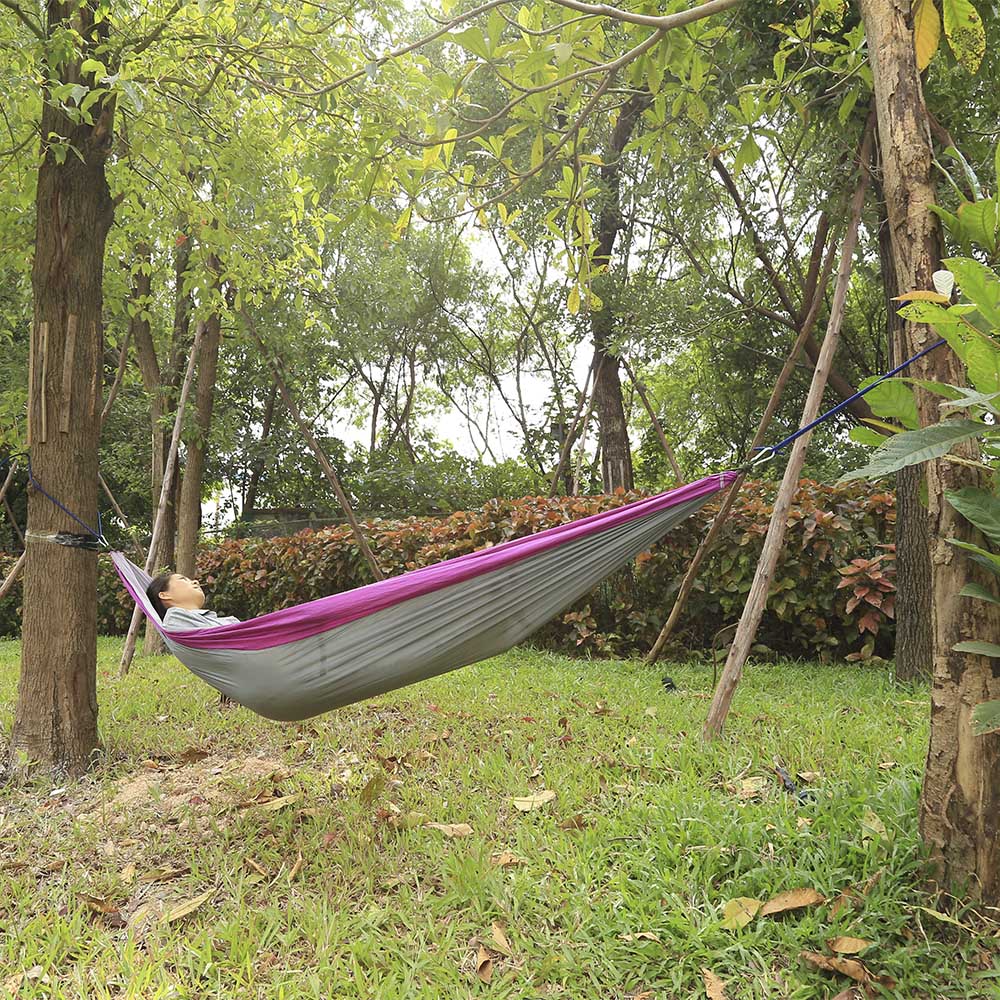 260 x 140CM Portable Two People Parachute Fabric Mosquito Net Hammock for Indoor Outdoor Use 260 x 140CM Portable Two People Parachute Fabric Mosquito Net Hammock for Indoor Outdoor Use