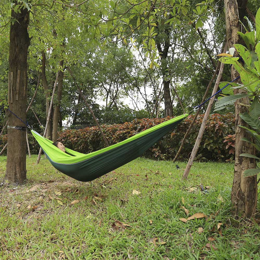 260 x 140CM Portable Two People Parachute Fabric Mosquito Net Hammock for Indoor Outdoor Use 260 x 140CM Portable Two People Parachute Fabric Mosquito Net Hammock for Indoor Outdoor Use