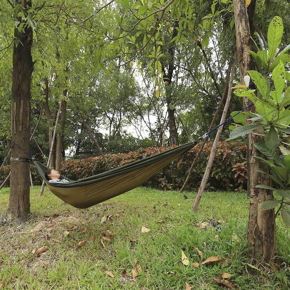 260 x 140CM Portable Two People Parachute Fabric Mosquito Net Hammock for Indoor Outdoor Use 260 x 140CM Portable Two People Parachute Fabric Mosquito Net Hammock for Indoor Outdoor Use
