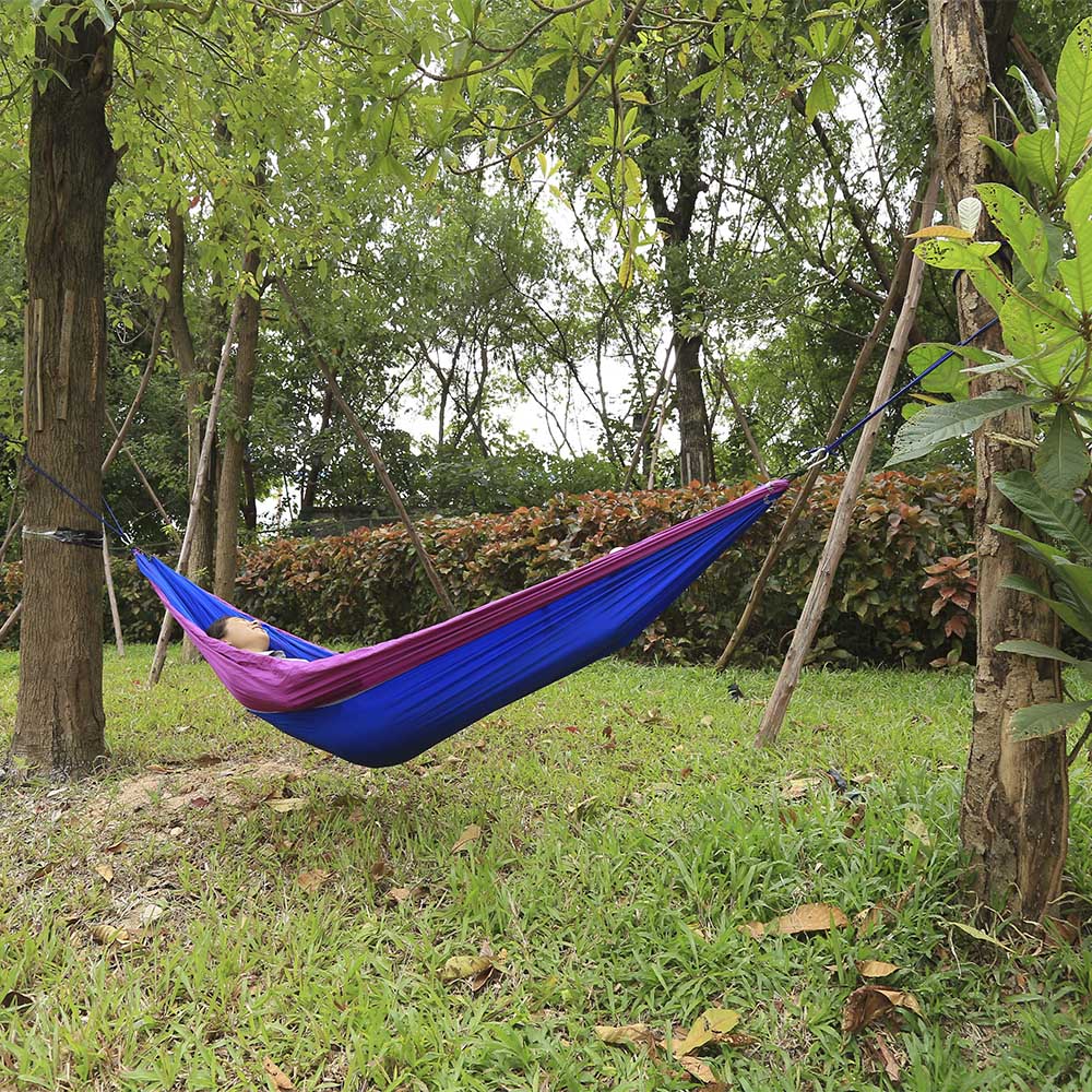 260 x 140CM Portable Two People Parachute Fabric Mosquito Net Hammock for Indoor Outdoor Use 260 x 140CM Portable Two People Parachute Fabric Mosquito Net Hammock for Indoor Outdoor Use