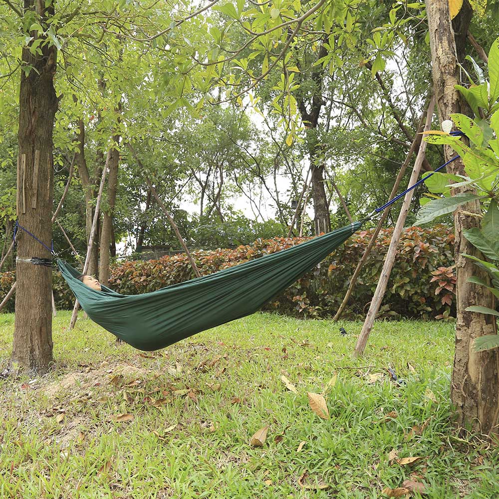 260 x 140CM Portable Two People Parachute Fabric Mosquito Net Hammock for Indoor Outdoor Use 260 x 140CM Portable Two People Parachute Fabric Mosquito Net Hammock for Indoor Outdoor Use