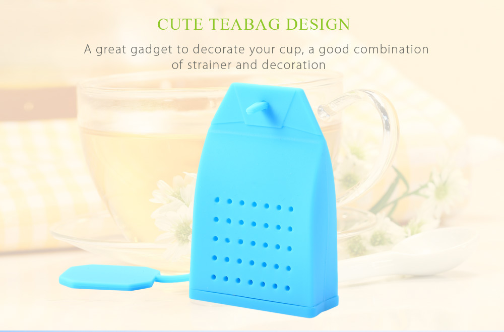 Lovely Novelty Silicone Bag Shape Mesh Tea Infuser Reusable Strainer Filter Lovely Novelty Silicone Bag Shape Mesh Tea Infuser Reusable Strainer Filter