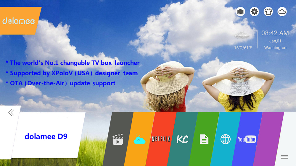 dolamee D9 4K x 2K TV Box with Amlogic S912 Octa-core CPU Android 6.0 with KODI 16.1 64bit dolamee D9 4K x 2K TV Box with Amlogic S912 Octa-core CPU Android 6.0 with KODI 16.1 64bit