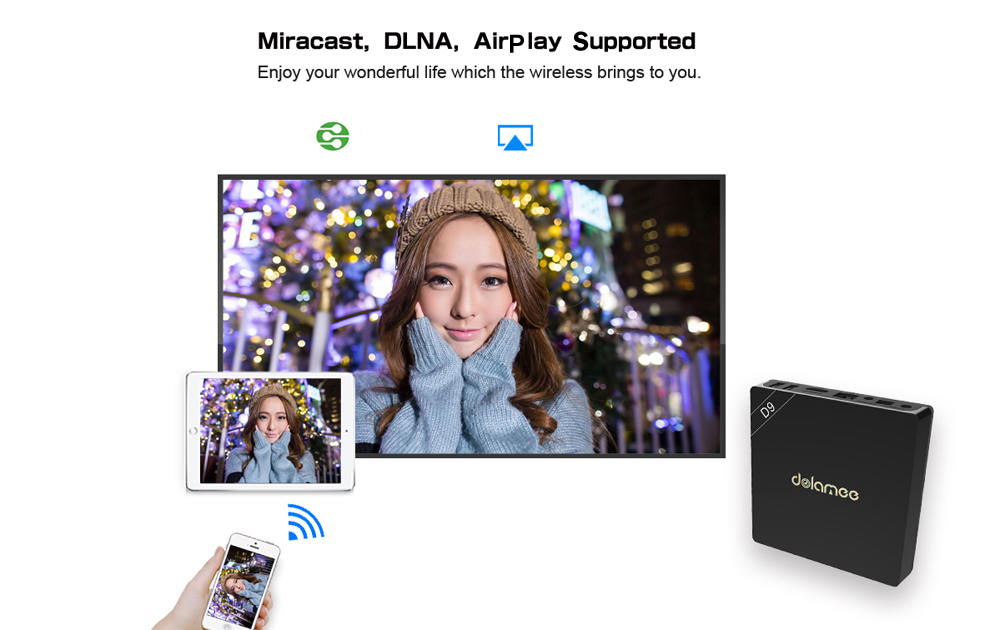 dolamee D9 4K x 2K TV Box with Amlogic S912 Octa-core CPU Android 6.0 with KODI 16.1 64bit dolamee D9 4K x 2K TV Box with Amlogic S912 Octa-core CPU Android 6.0 with KODI 16.1 64bit