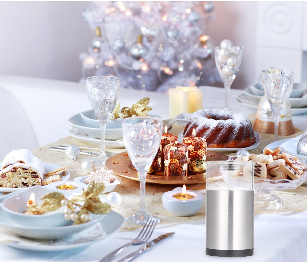 Portable Stainless Steel Manual Salt Pepper Mill Grinder Cooking Tool Portable Stainless Steel Manual Salt Pepper Mill Grinder Cooking Tool