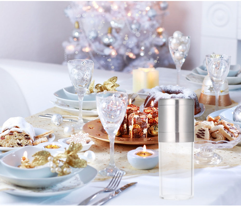 Portable Stainless Steel Manual Salt Pepper Mill Grinder Kitchen Tool Portable Stainless Steel Manual Salt Pepper Mill Grinder Kitchen Tool