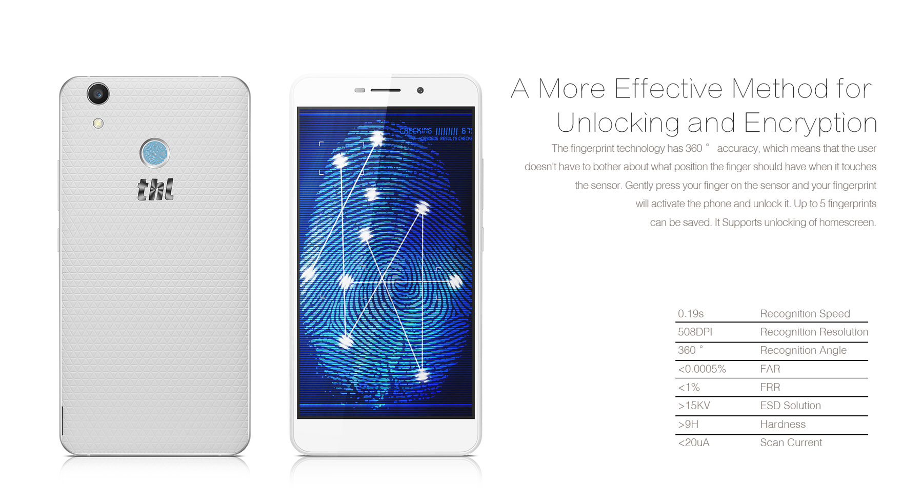 THL T9 Plus Android 6.0 5.5 inch 4G Phablet MTK6737 Quad Core 1.3GHz 2GB RAM 16GB ROM Dual Cameras Fingerprint Scanner