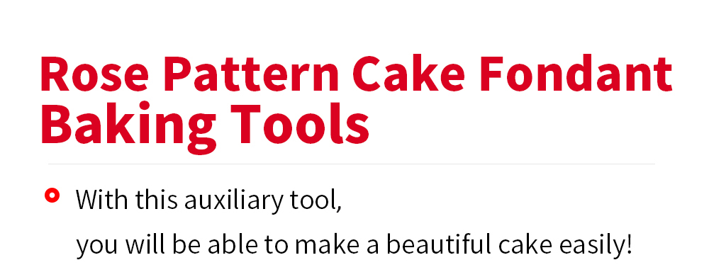 Rose Pattern Cake Fondant Baking Tool Dessert Decorating Mold Rose Pattern Cake Fondant Baking Tool Dessert Decorating Mold