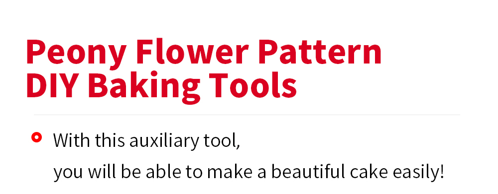 Peony Flower Pattern Cake Fondant Baking Tool Paste Mold Peony Flower Pattern Cake Fondant Baking Tool Paste Mold