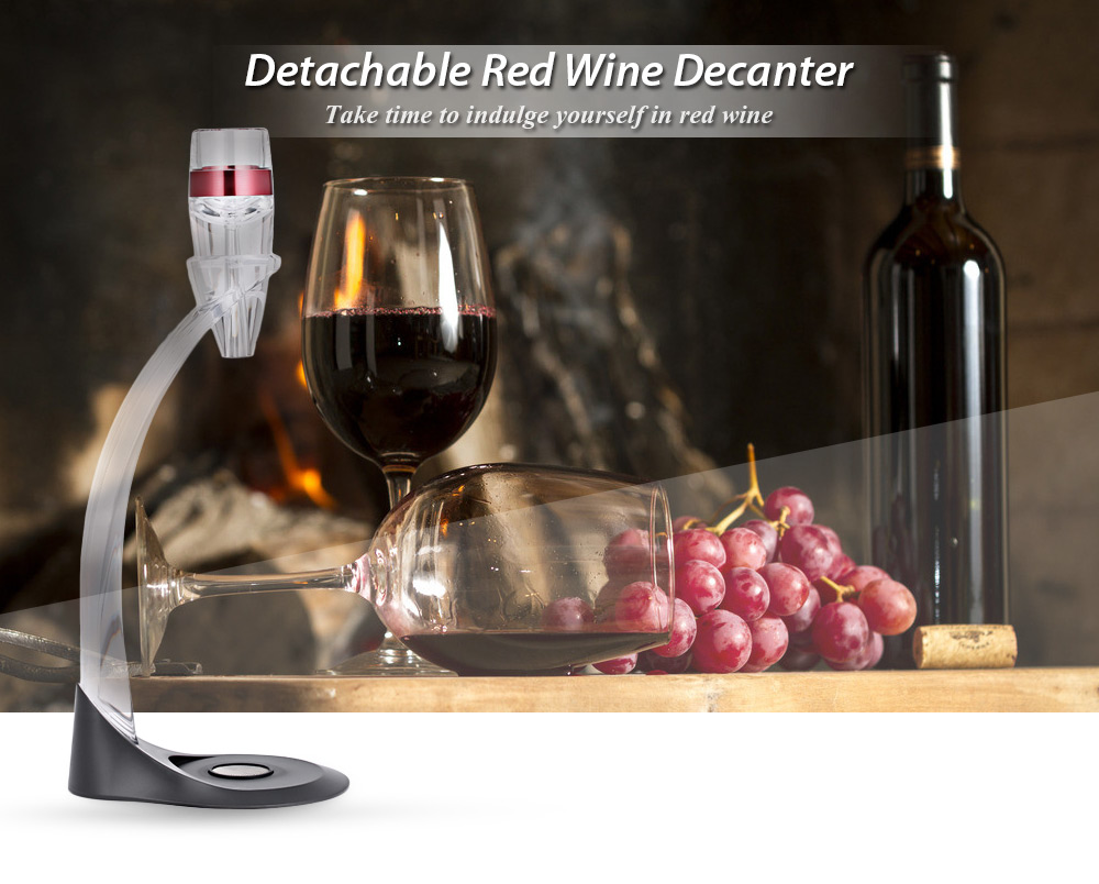 Red Wine Decanter Detachable Acrylic Aerator Set with Stand Red Wine Decanter Detachable Acrylic Aerator Set with Stand