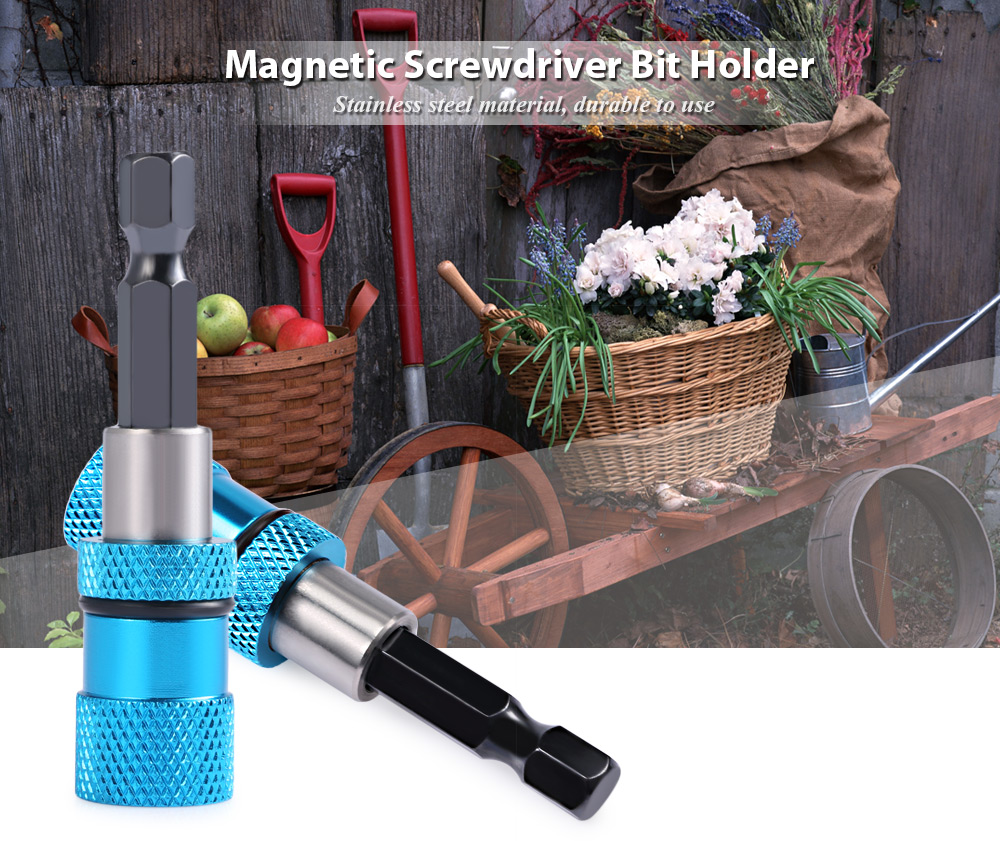 1 / 4 inch Hex Shank Stainless Steel Magnetic Screwdriver Bit Holder 1 / 4 inch Hex Shank Stainless Steel Magnetic Screwdriver Bit Holder