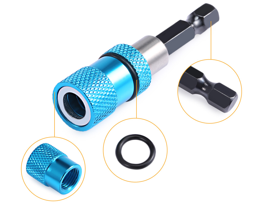 1 / 4 inch Hex Shank Stainless Steel Magnetic Screwdriver Bit Holder 1 / 4 inch Hex Shank Stainless Steel Magnetic Screwdriver Bit Holder
