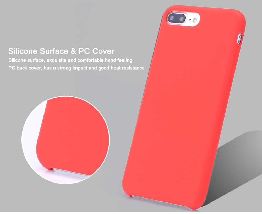 HOCO Original Series Silicone Touch Built-in Iron Sheet Protective PC Skin for iPhone 7 Plus
