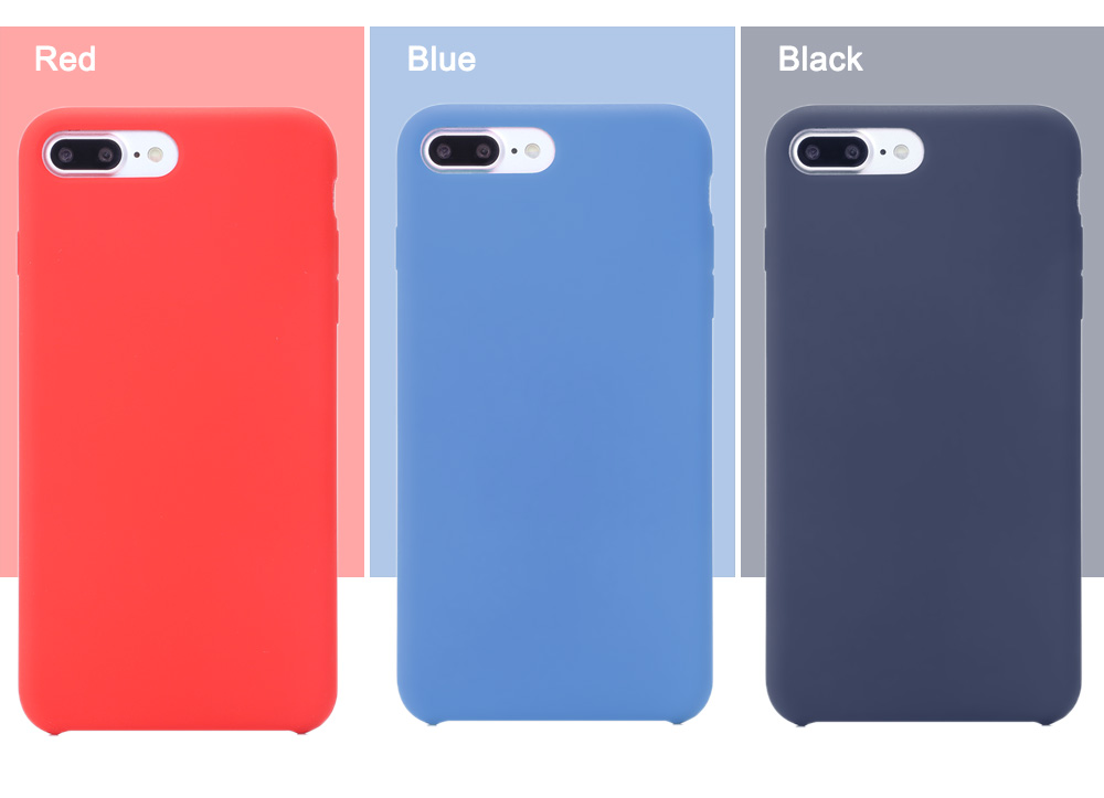 HOCO Original Series Silicone Touch Built-in Iron Sheet Protective PC Skin for iPhone 7 Plus