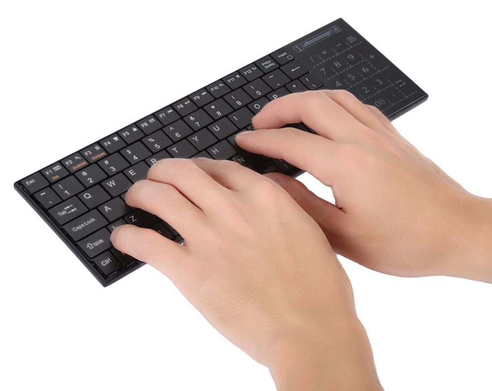 iPazzPort KP - 810 - 25BTT Wireless Bluetooth  Keyboard Touchpad