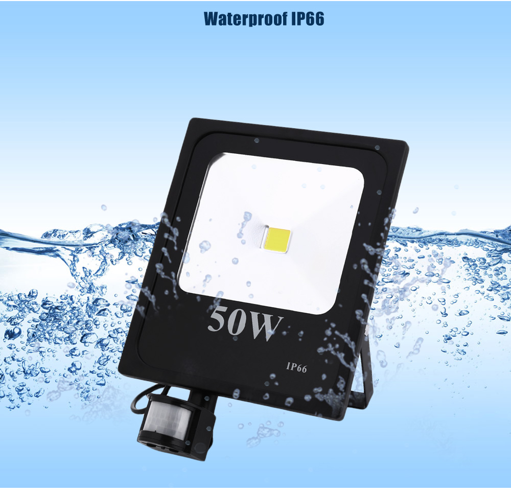 AC 85 - 265V 50W 4800 - 5000LM Human Body Infrared Sensor LED Flood Light Garden Lamp AC 85 - 265V 50W 4800 - 5000LM Human Body Infrared Sensor LED Flood Light Garden Lamp