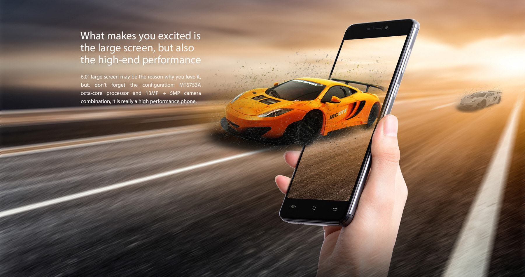 CUBOT Max 6.0 inch 4G Phablet Android 6.0 MTK6753 Octa Core 1.3GHz 3GB RAM 32GB ROM OTG Hotknot 4100mAh Battery