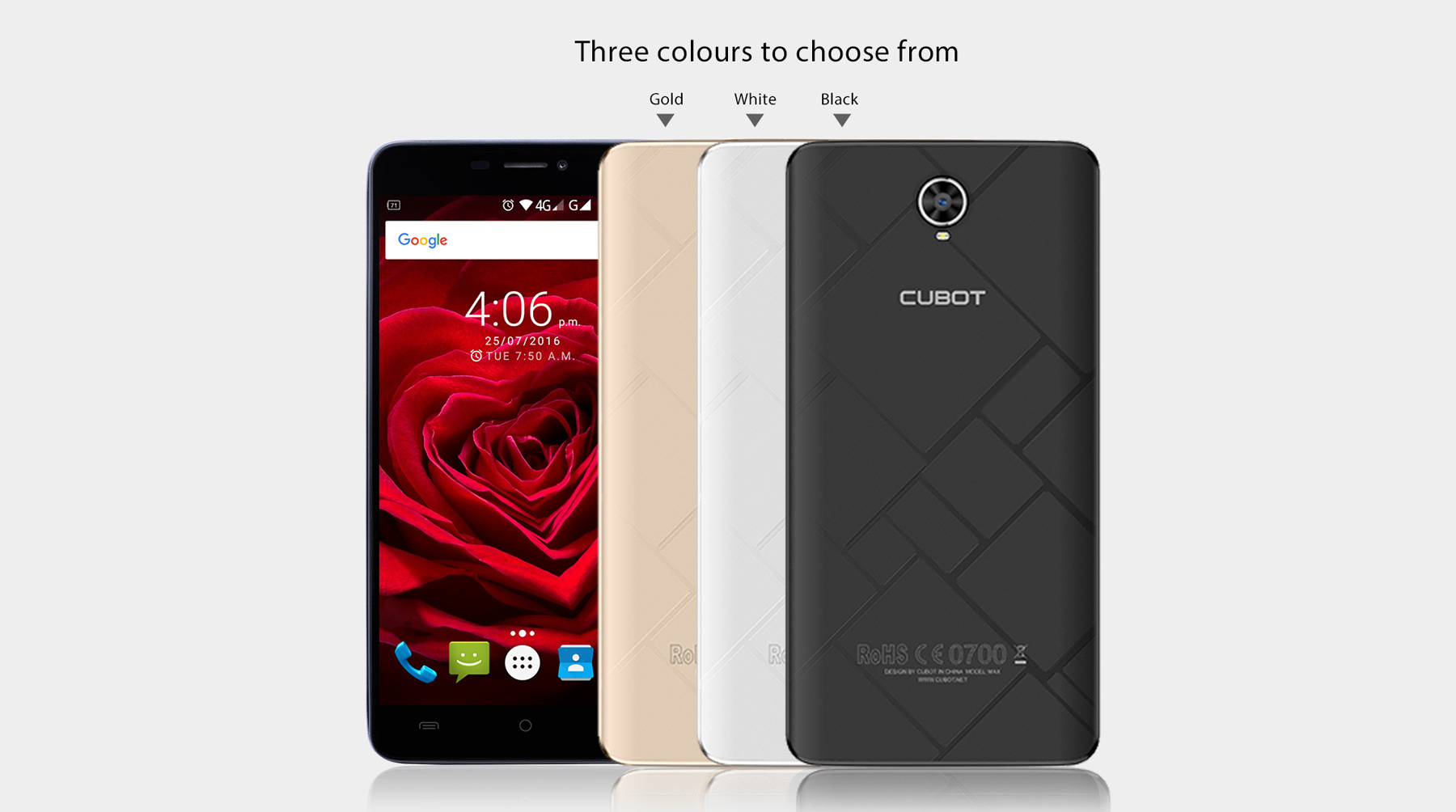 CUBOT Max 6.0 inch 4G Phablet Android 6.0 MTK6753 Octa Core 1.3GHz 3GB RAM 32GB ROM OTG Hotknot 4100mAh Battery