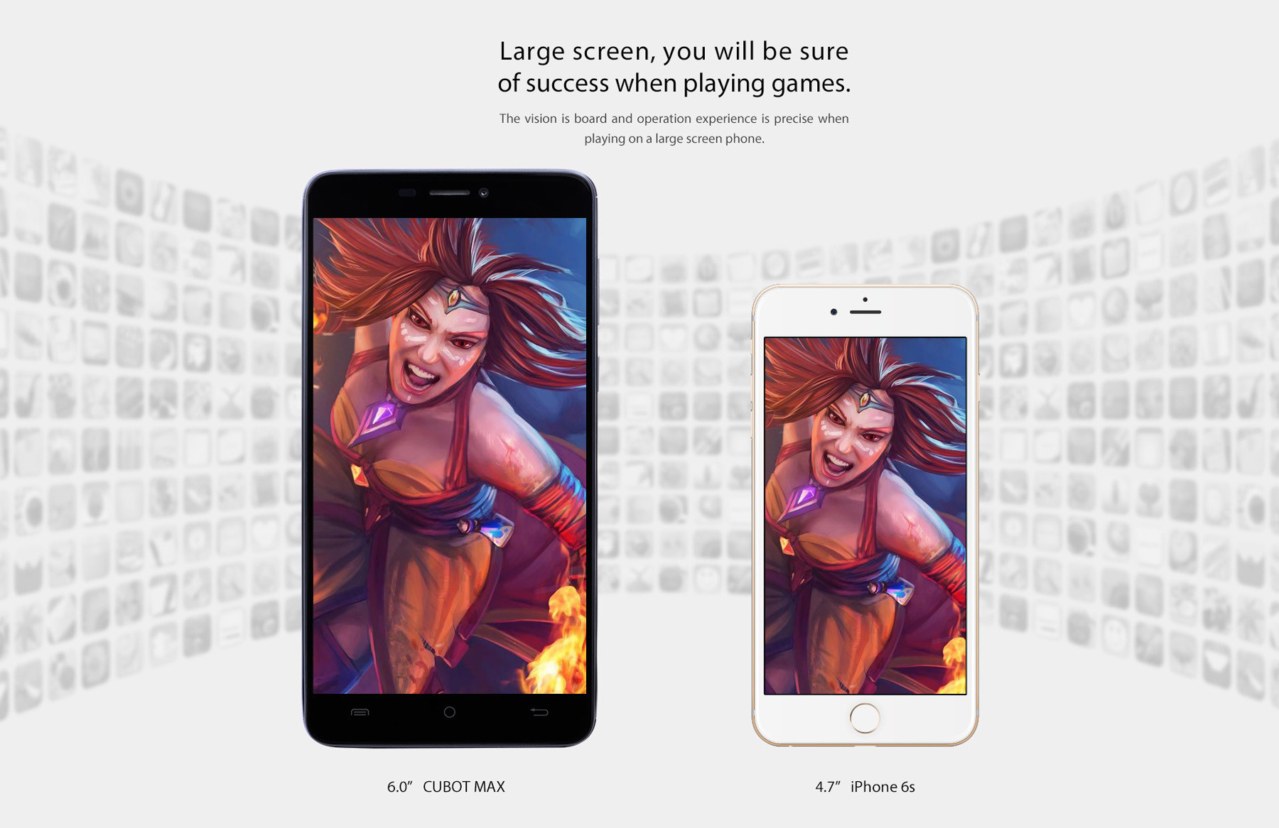 CUBOT Max 6.0 inch 4G Phablet Android 6.0 MTK6753 Octa Core 1.3GHz 3GB RAM 32GB ROM OTG Hotknot 4100mAh Battery
