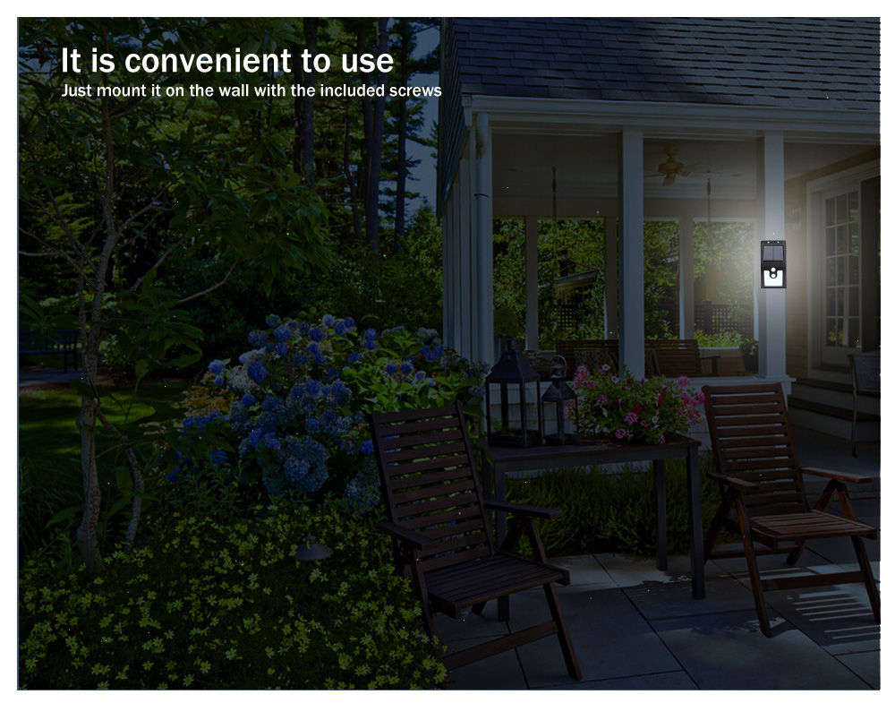 Outdoor 10 LEDs Solar Powered Motion Sensor Light Waterproof Wall Lamp for Path Garden Outdoor 10 LEDs Solar Powered Motion Sensor Light Waterproof Wall Lamp for Path Garden