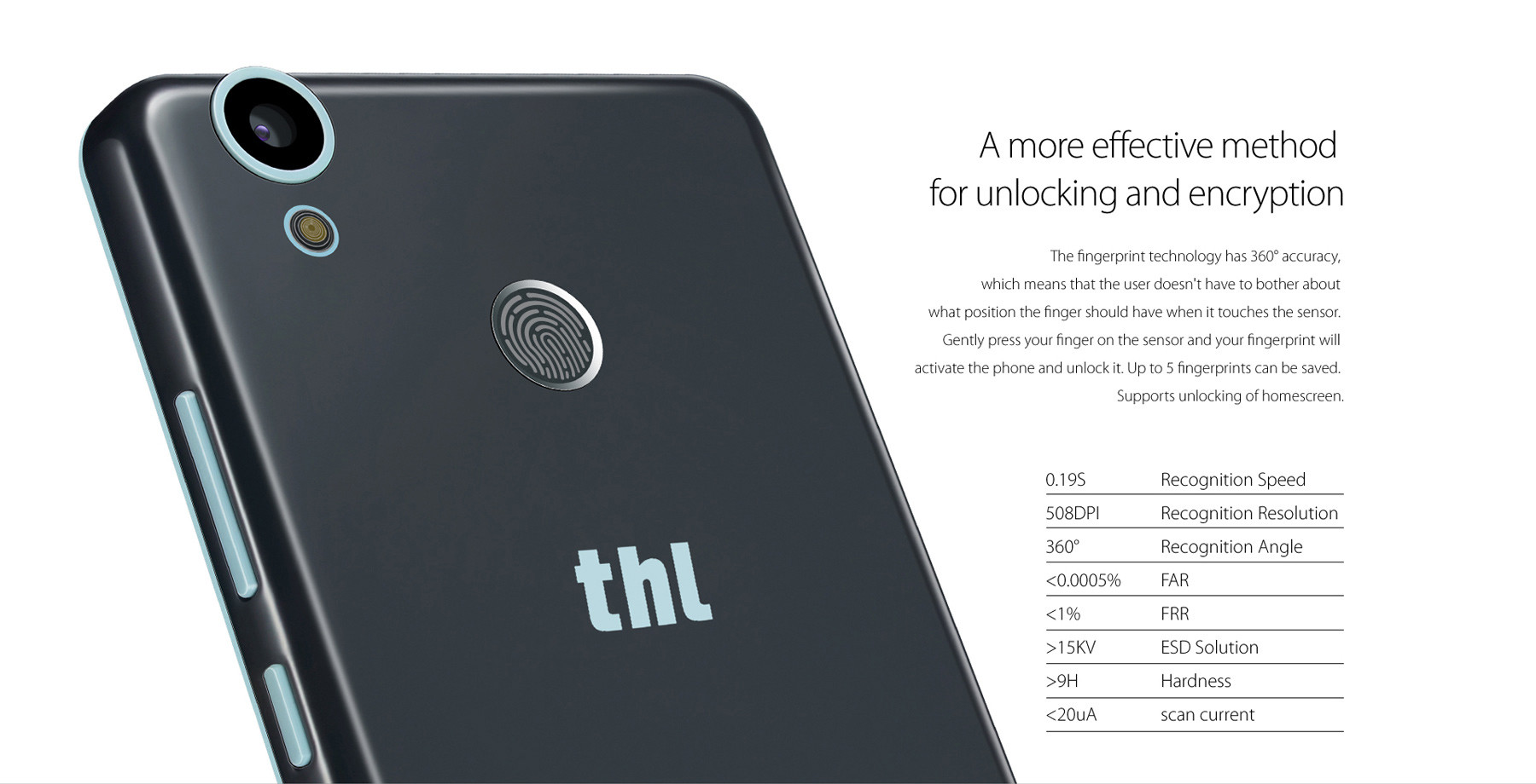 THL T9 Pro Android 6.0 5.5 inch 4G Phablet MTK6737 Quad Core 1.3GHz 2GB RAM 16GB ROM Fingerprint Scanner Bluetooth 4.0 GPS