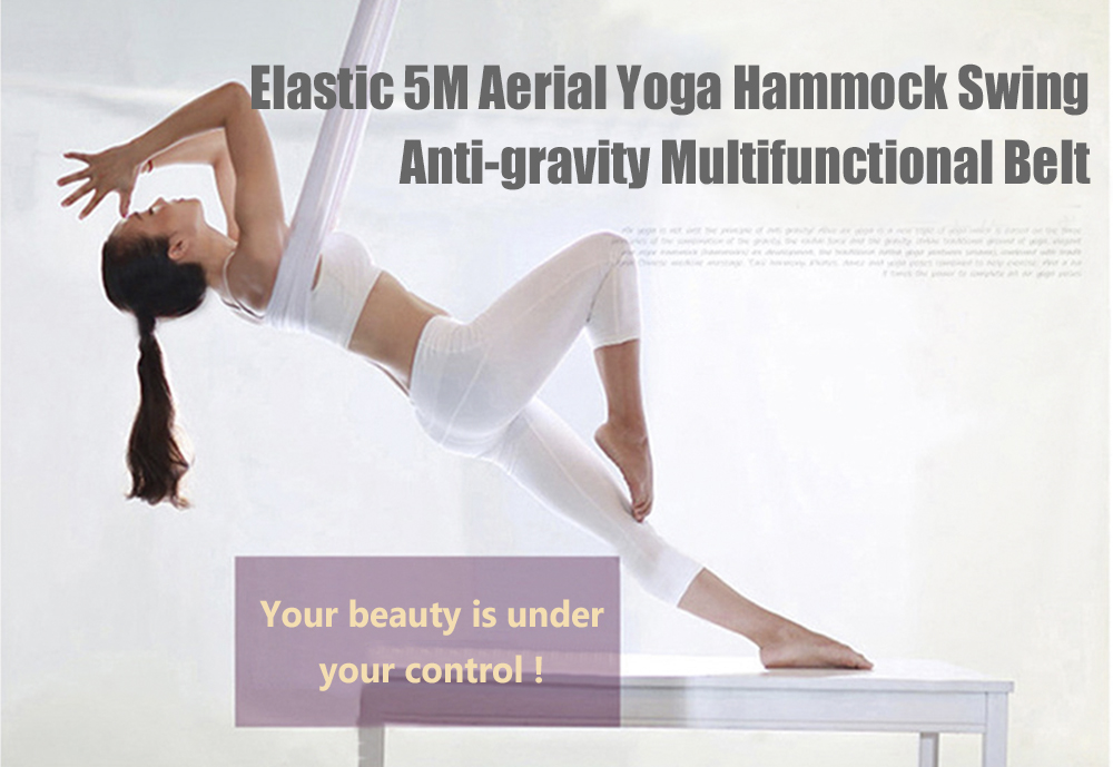 Elastic 5M Aerial Yoga Hammock Swing Anti-gravity Multifunctional Belt Elastic 5M Aerial Yoga Hammock Swing Anti-gravity Multifunctional Belt
