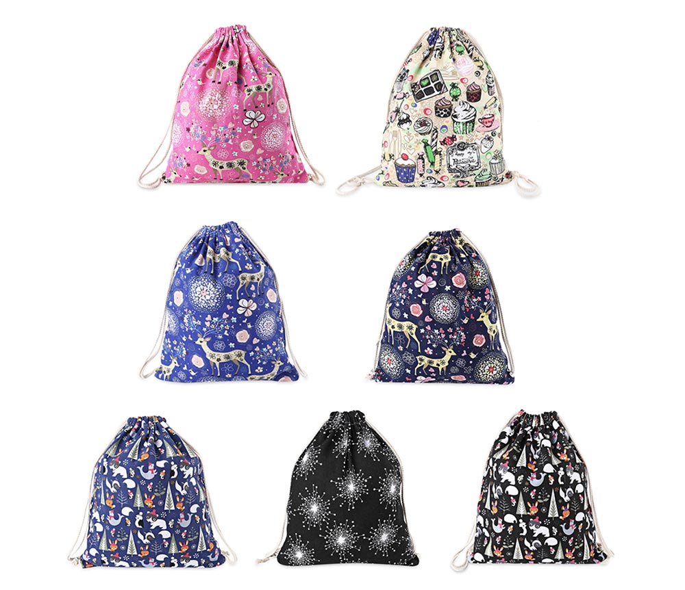 Casual Drawstring Allover Tribal Print Shopper Bag Casual Drawstring Allover Tribal Print Shopper Bag