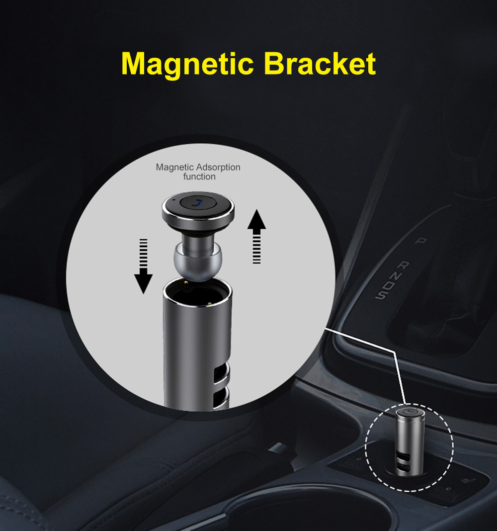AWEI A870BL Bluetooth V4.1 Hands-free Headset Dual USB Car Charger Earphones AWEI A870BL Bluetooth V4.1 Hands-free Headset Dual USB Car Charger Earphones