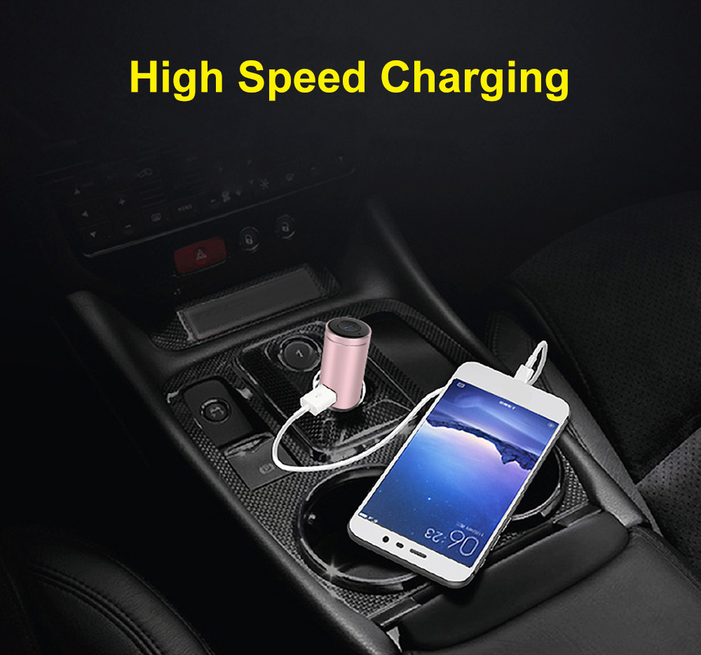 AWEI A870BL Bluetooth V4.1 Hands-free Headset Dual USB Car Charger Earphones AWEI A870BL Bluetooth V4.1 Hands-free Headset Dual USB Car Charger Earphones