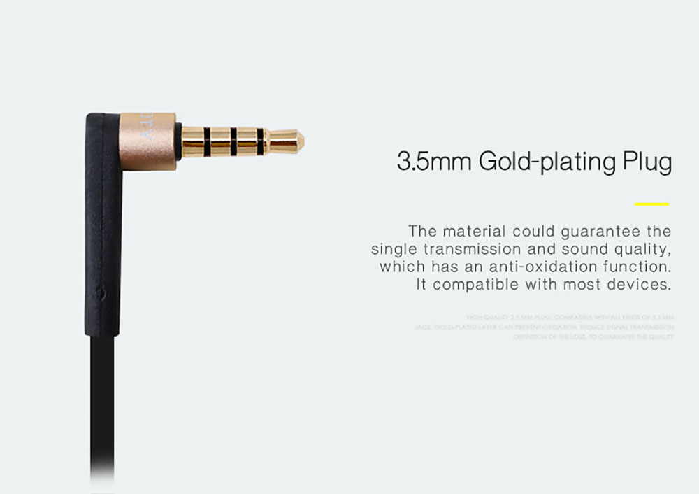 AWEI ES - 70TY 3.5MM Plug Stereo Music Earphones Headphones AWEI ES - 70TY 3.5MM Plug Stereo Music Earphones Headphones
