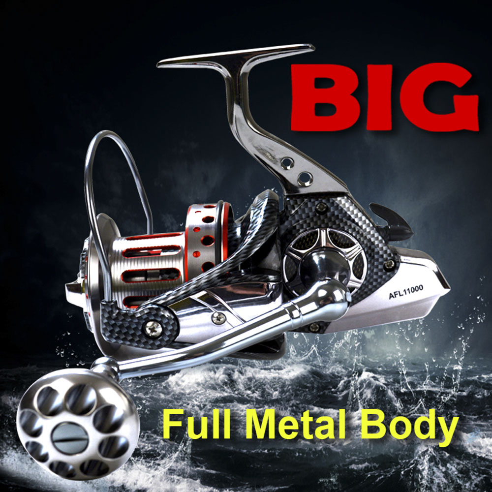 SHISHAMO Big 4.7:1 Full Metal Fishing Spinning Reel with Foldable Handle SHISHAMO Big 4.7:1 Full Metal Fishing Spinning Reel with Foldable Handle