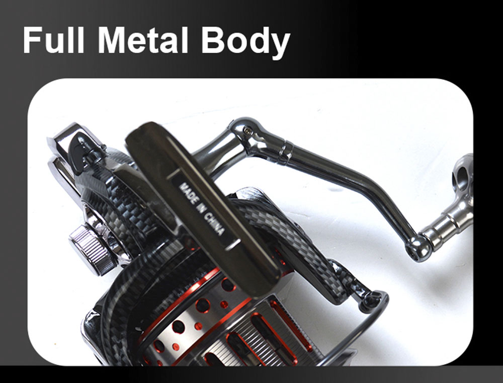 SHISHAMO Big 4.7:1 Full Metal Fishing Spinning Reel with Foldable Handle SHISHAMO Big 4.7:1 Full Metal Fishing Spinning Reel with Foldable Handle