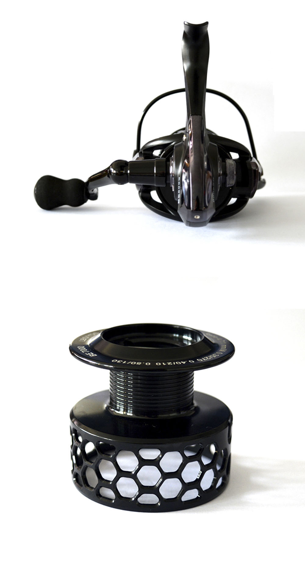 FISHDROPS Full Metal Fishing Spinning Reel with Foldable Handle FISHDROPS Full Metal Fishing Spinning Reel with Foldable Handle