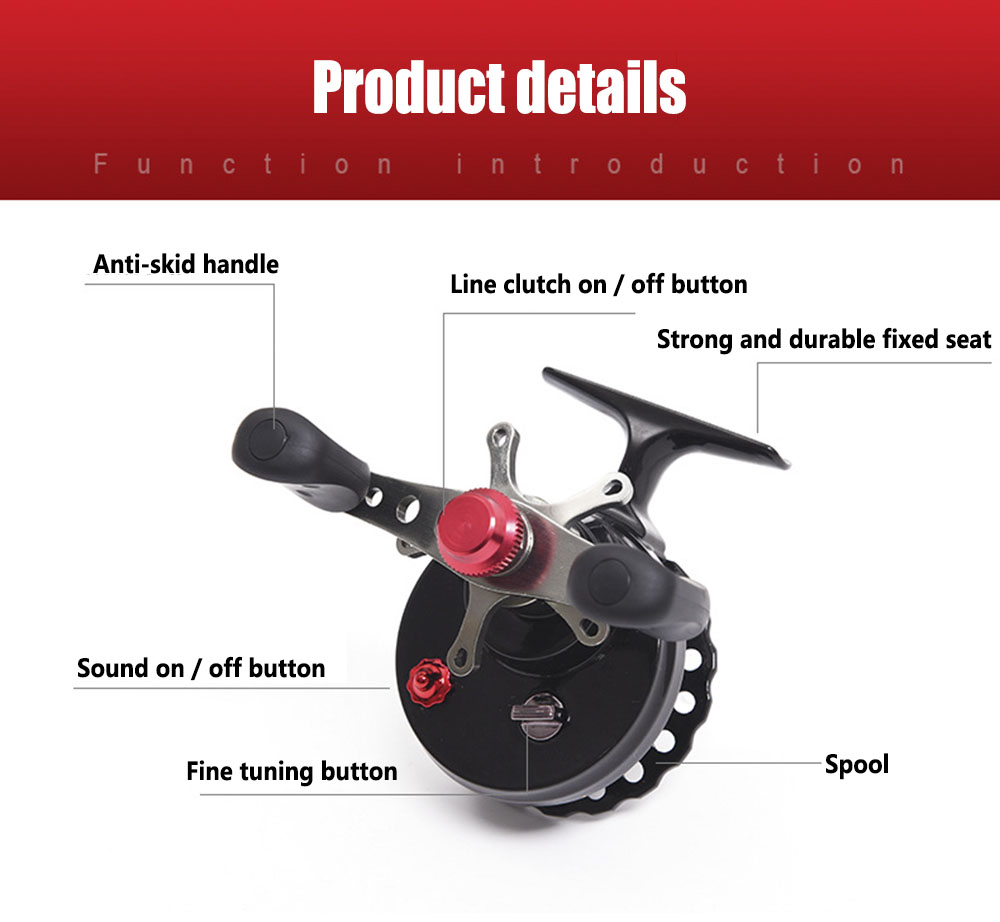 LEO DWS60 4 + 1BB 2.6:1 Diameter 65MM Fly Fishing Reel Wheel with High Foot LEO DWS60 4 + 1BB 2.6:1 Diameter 65MM Fly Fishing Reel Wheel with High Foot