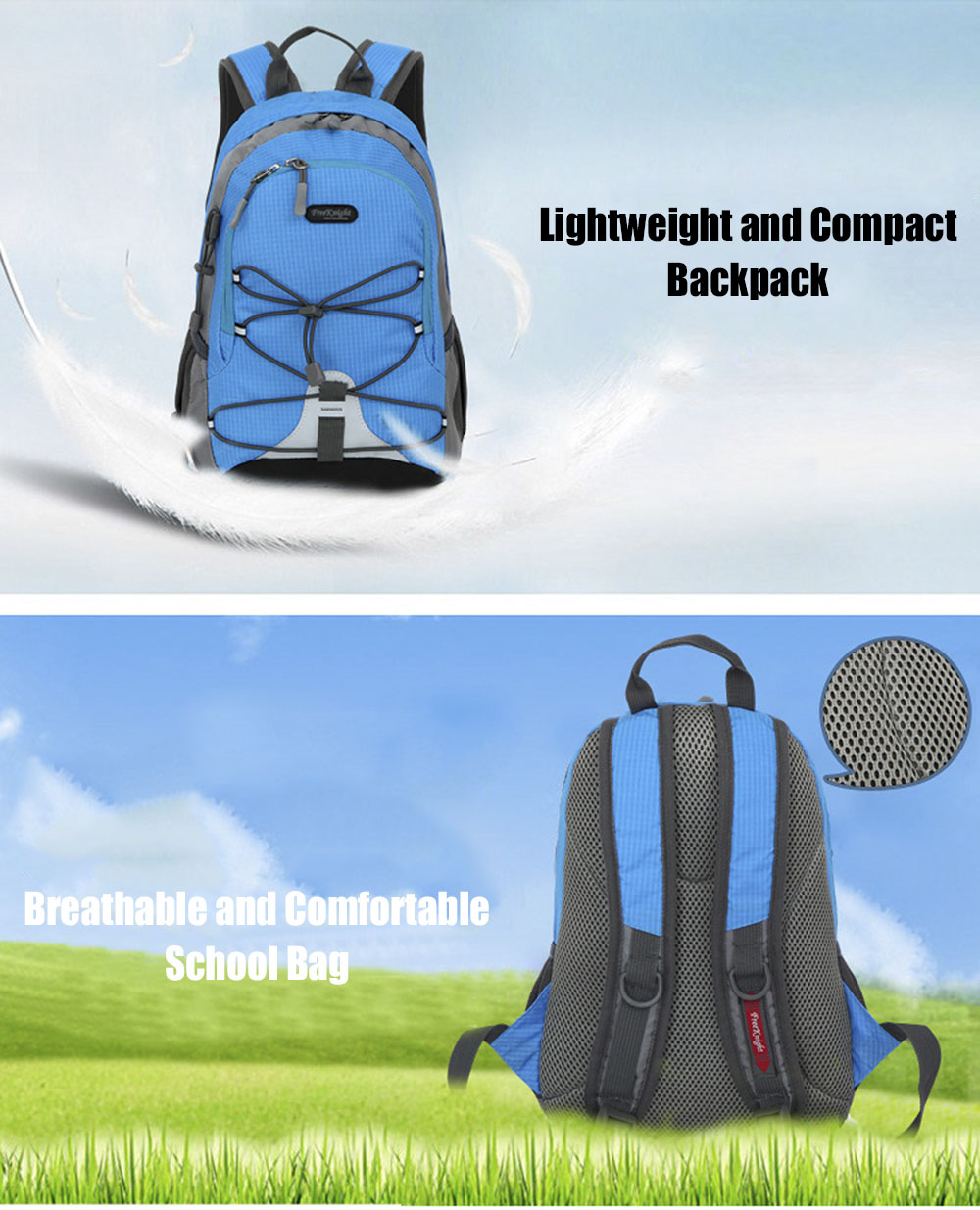 FREEKNIGHT FK0611 Outdoor Sport Waterproof Children Backpack Traveling Rucksack School Bag