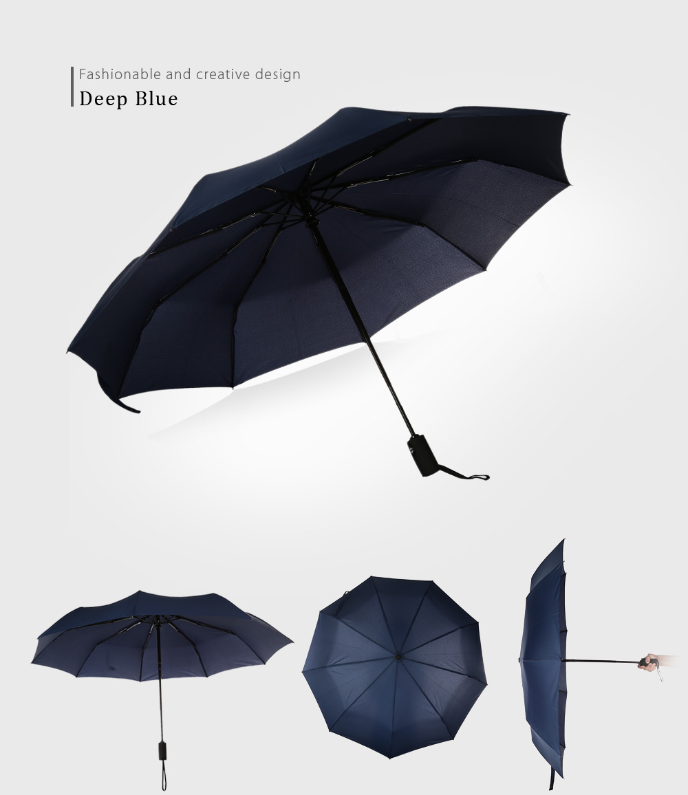 Portable 3 Fold Automatic Open Close Button Water Resistant Umbrella Portable 3 Fold Automatic Open Close Button Water Resistant Umbrella