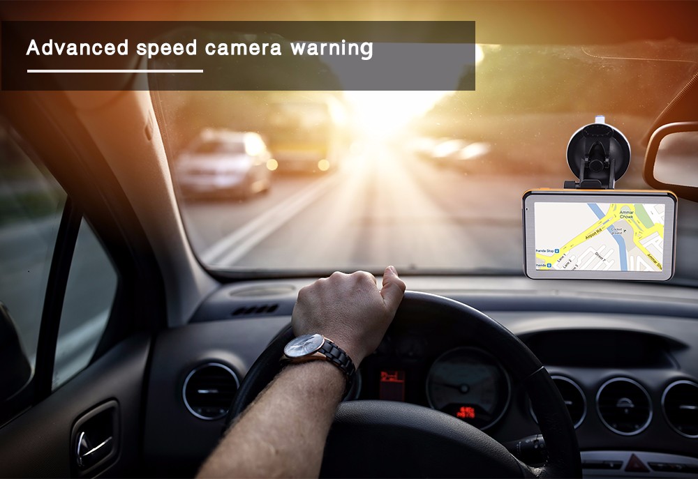 5 inch Vehicle GPS Navigation TFT LCD Touch Screen Voice Guidance Multifunction Maps