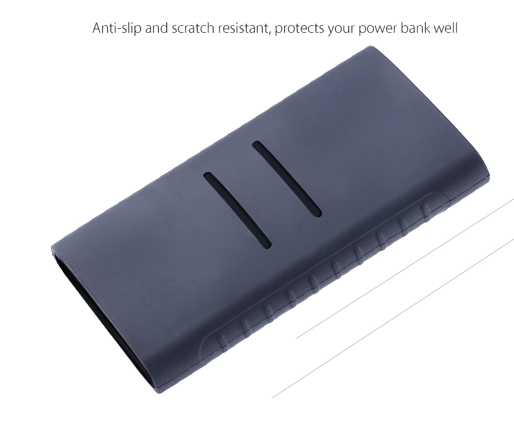 Super Soft Silicone Cover Protective Case for Xiaomi 10000mAh Power Bank 2