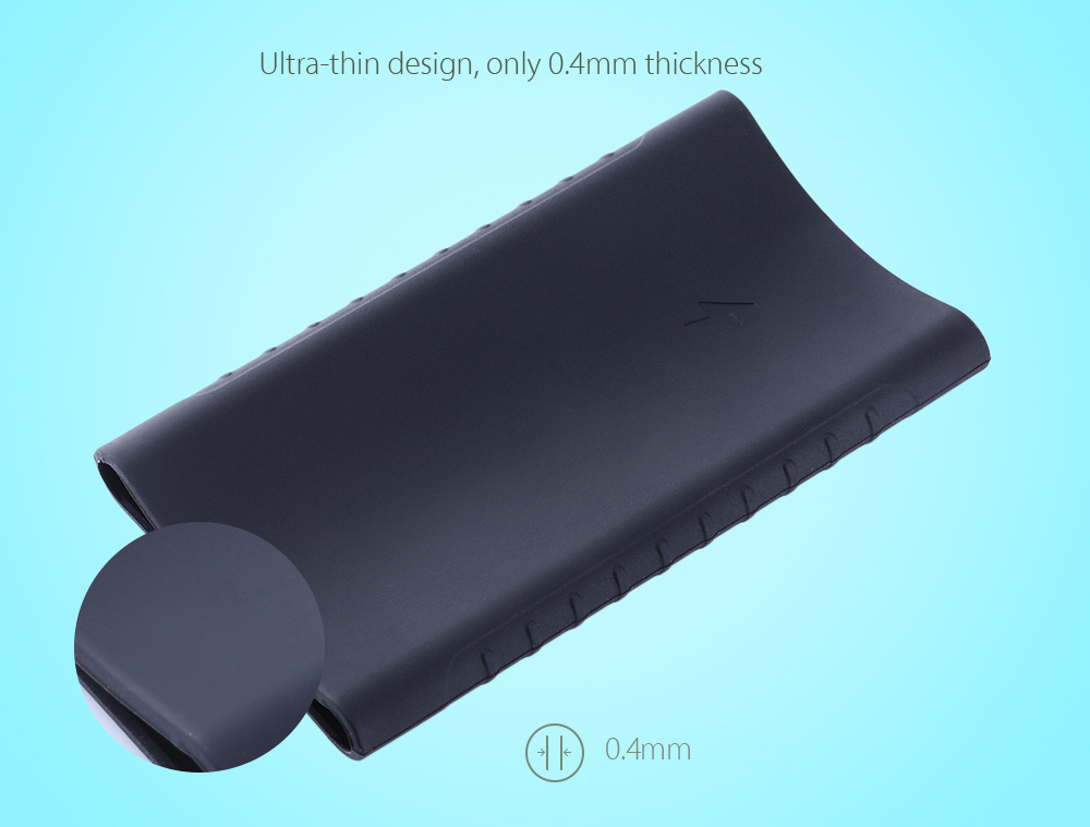 Super Soft Silicone Cover Protective Case for Xiaomi 10000mAh Power Bank 2