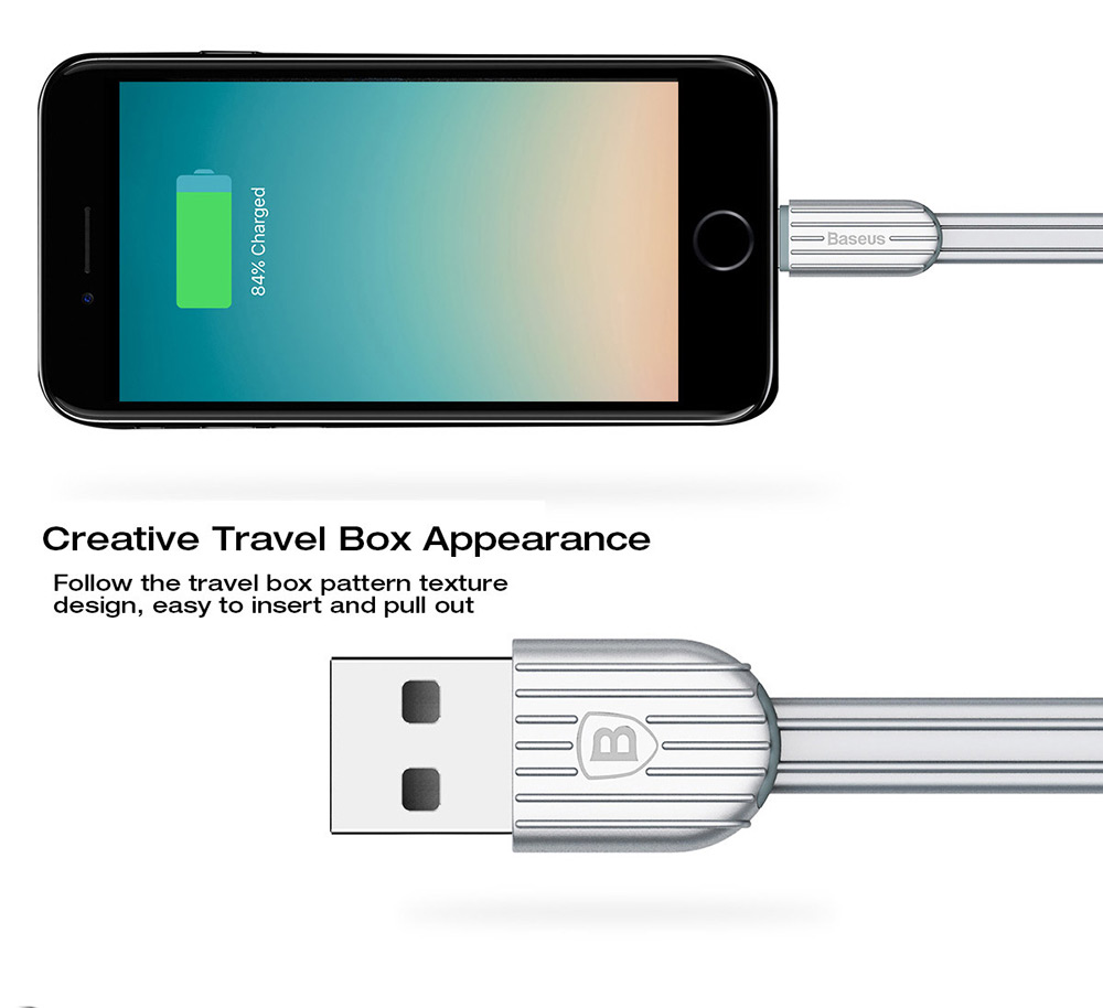 Baseus Travel Box Appearance Storage 8 Pin Data Charging Cable 1M Baseus Travel Box Appearance Storage 8 Pin Data Charging Cable 1M