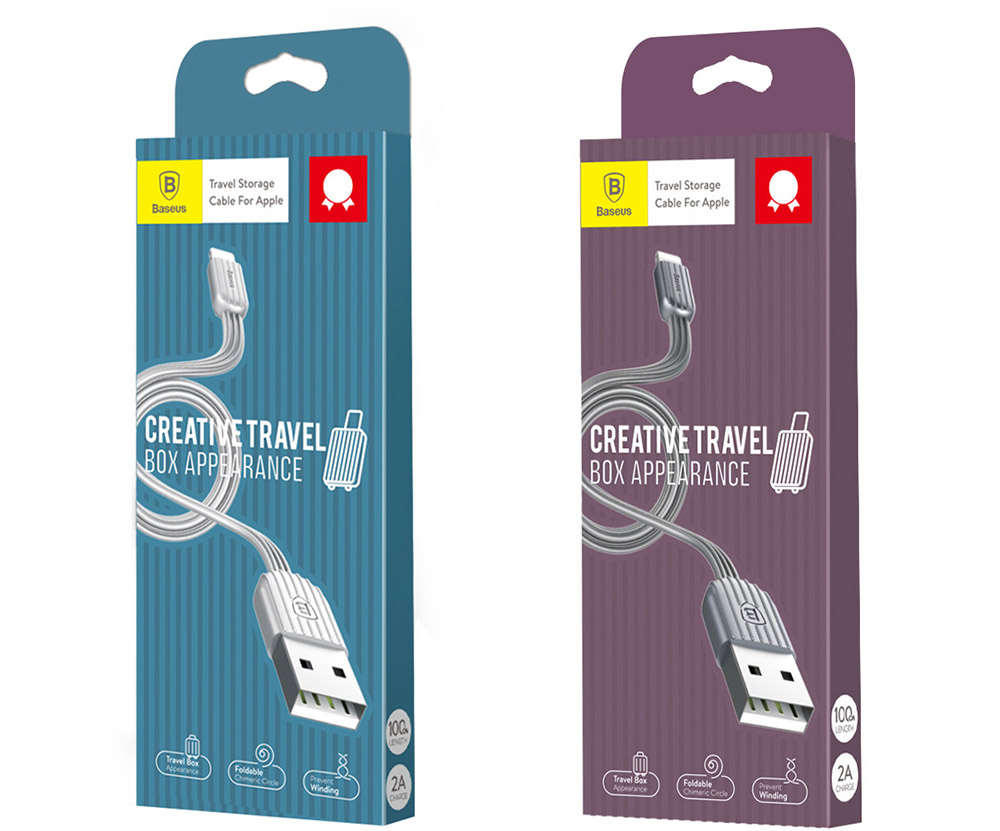 Baseus Travel Box Appearance Storage 8 Pin Data Charging Cable 1M Baseus Travel Box Appearance Storage 8 Pin Data Charging Cable 1M