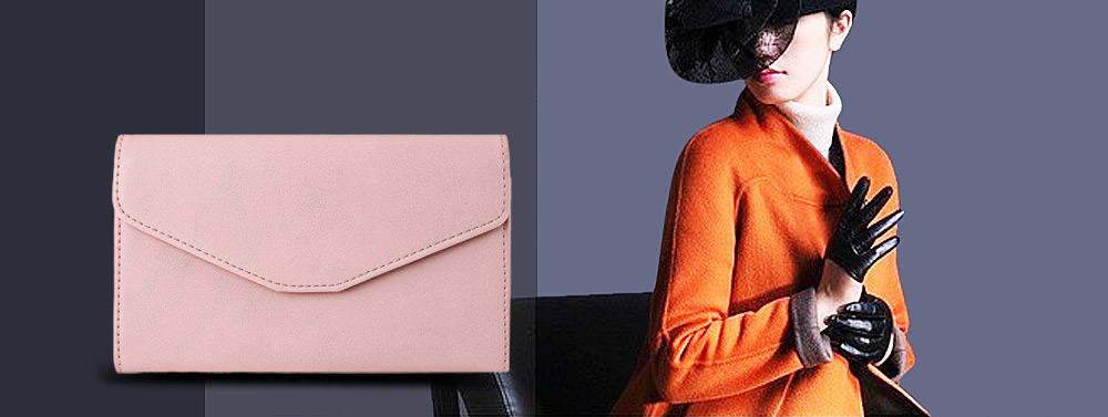 Trendy Pure Color PU Women Envelope Clutch Trendy Pure Color PU Women Envelope Clutch