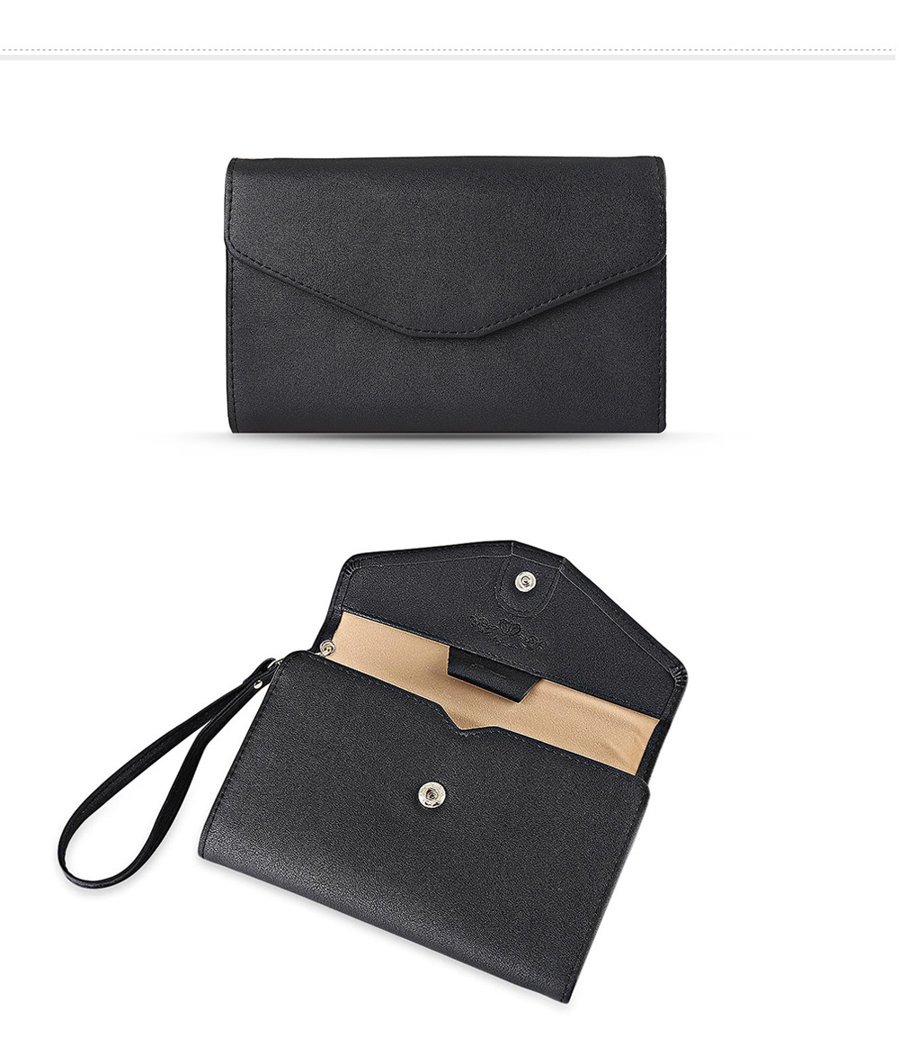 Trendy Pure Color PU Women Envelope Clutch Trendy Pure Color PU Women Envelope Clutch