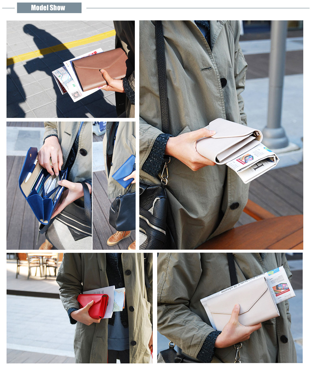 Trendy Pure Color PU Women Envelope Clutch Trendy Pure Color PU Women Envelope Clutch