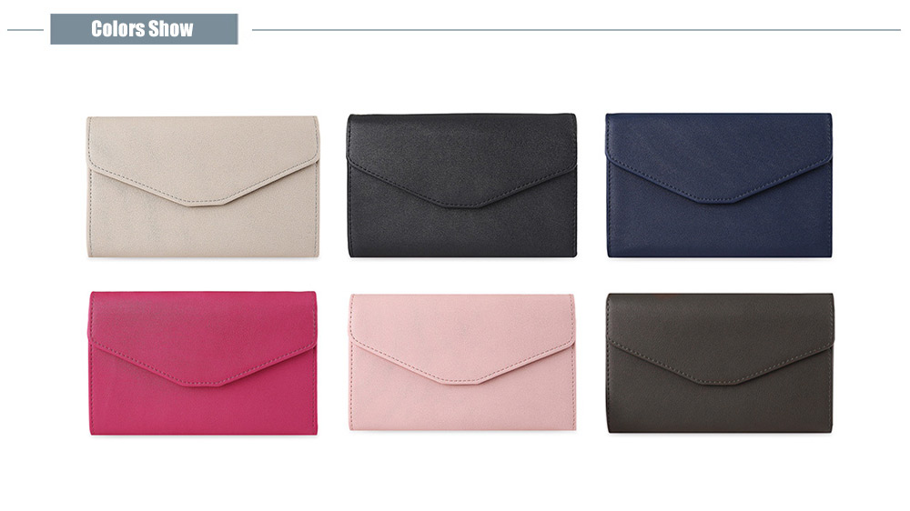 Trendy Pure Color PU Women Envelope Clutch Trendy Pure Color PU Women Envelope Clutch