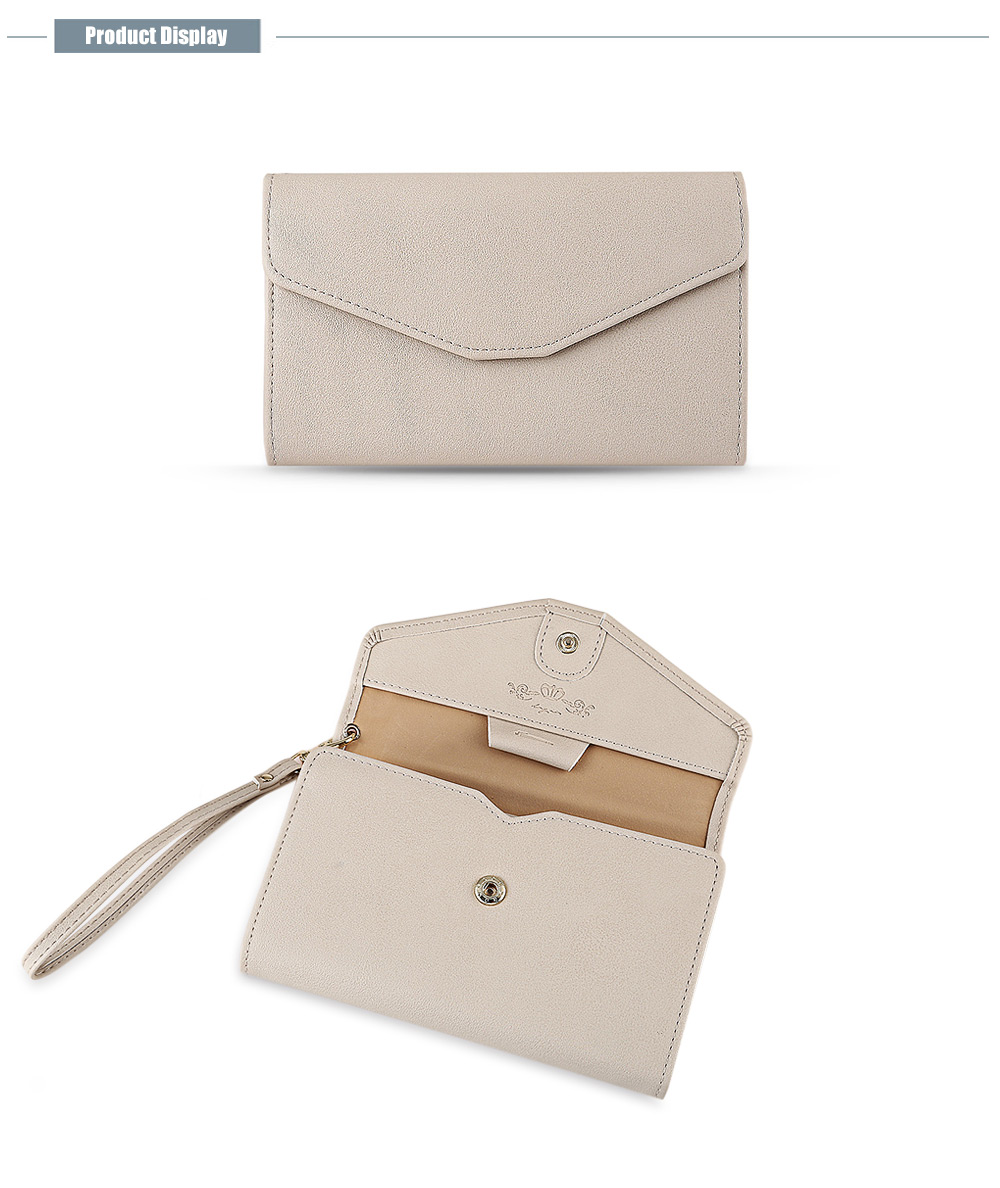 Trendy Pure Color PU Women Envelope Clutch Trendy Pure Color PU Women Envelope Clutch