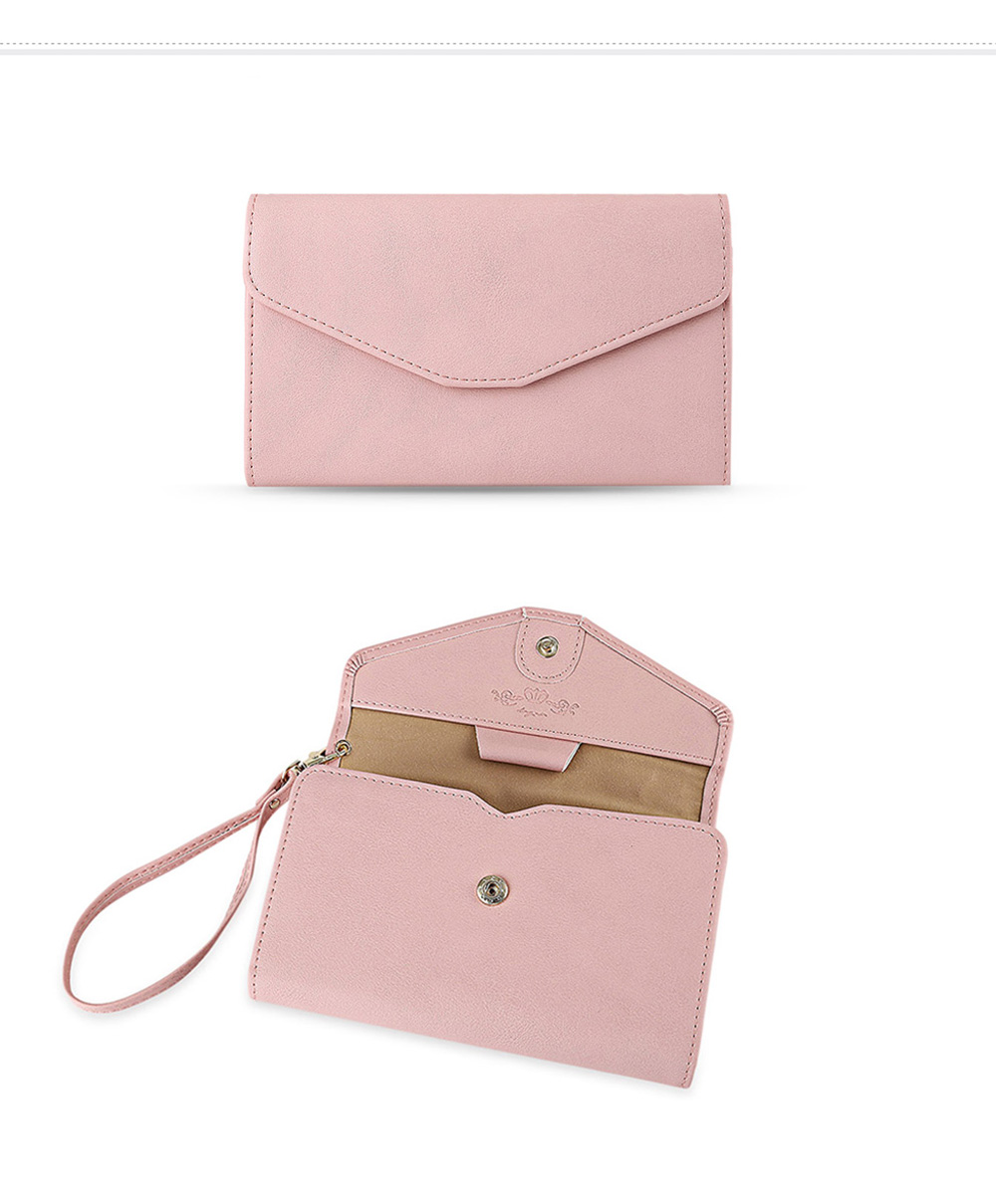 Trendy Pure Color PU Women Envelope Clutch Trendy Pure Color PU Women Envelope Clutch