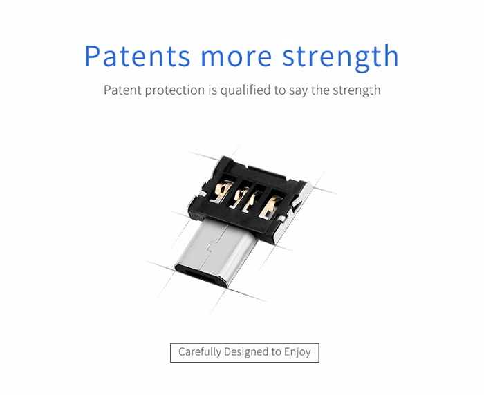 POFAN 2PCS USB 2.0 to Micro USB Adapter Data Transmission Charging POFAN 2PCS USB 2.0 to Micro USB Adapter Data Transmission Charging