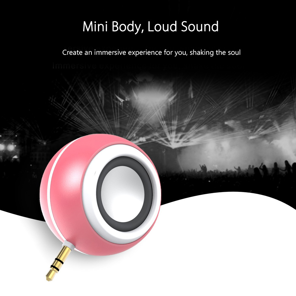 2 in 1 Mini 3.5mm Audio Speaker with 8 LED Selfie Flash Fill-in Light Spotlight Lamp